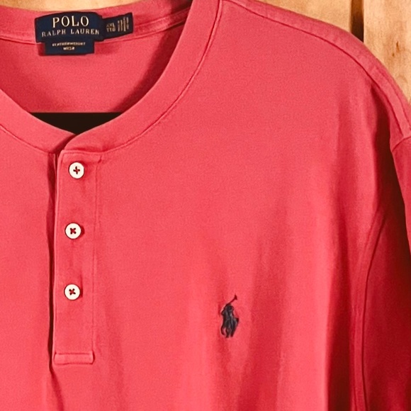 POLO Ralph Lauren Dusty Coral Shade 100% Cotton Mens Size XXL - Picture 4 of 7